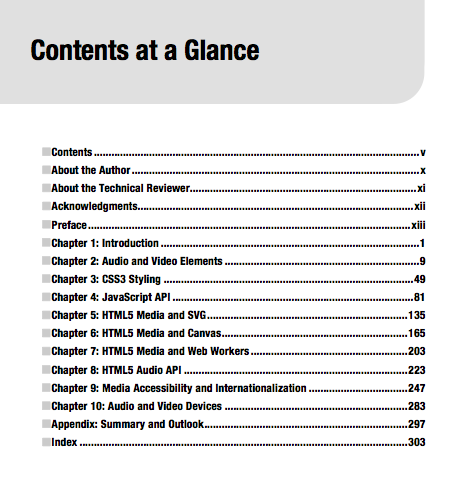 Definitive Guide to HTML5 video chapter index